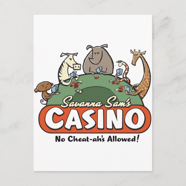 Savanna Casino Postcard (Front)