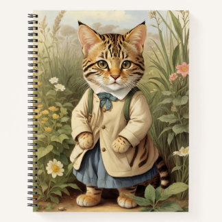 Savanna Cat Notebook