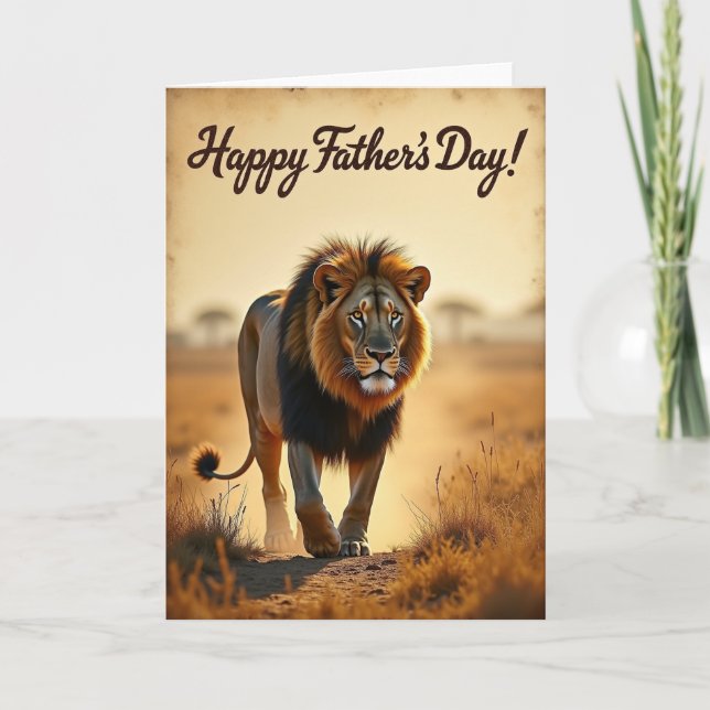 Savanna Fathers Day Card (Front)