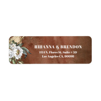 Savanna fleurs de papier brun texture