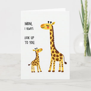 Savanna Mom Love You Card