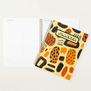 "Savanna Pop : Vibes tribales en orange et noir"