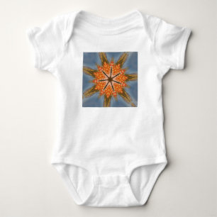 Savanna Star Bloom – A Bold African Animal Print Baby Bodysuit