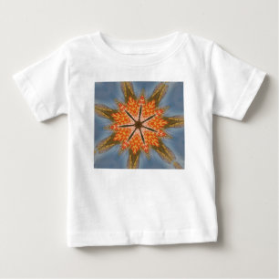 Savanna Star Bloom – A Bold African Animal Print Baby T-Shirt