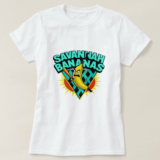 Savannah Bananas – Fun & Wild Baseball Tee (Design Front)