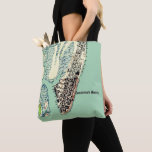 Savannah Beach - Tybee Island Shoulder Tote Bag<br><div class="desc">Wonderful map of Savannah Beach - Tybee Island, Georgia repurposed on a shoulder tote. The map can be re-positioned and also added to the back... and the bag can be personalized!</div>