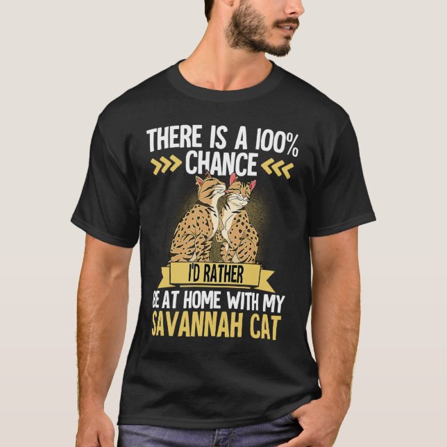 Savannah Cat  2 T-Shirt (Front)