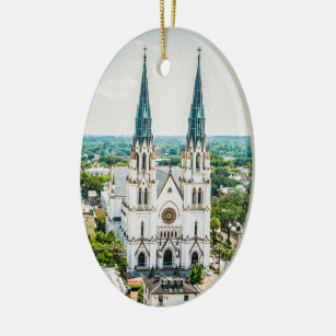 Savannah Cathedral Collectible Holiday Ornament