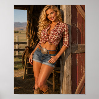 Savannah Cole - At the Barn Poster