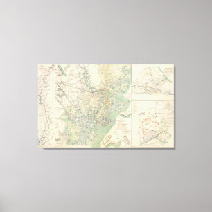 Savannah, Ga and vicinity Canvas Print