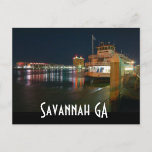 Savannah GA Postcard