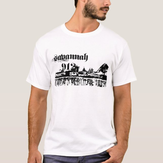 Savannah ga put on for your city line T-Shirt (Front)