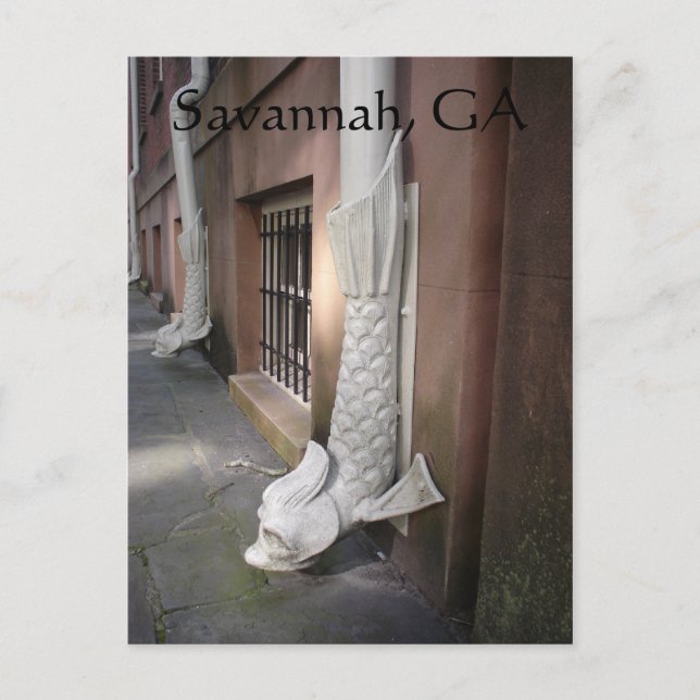 Savannah Gargoyle Post Card (Front)