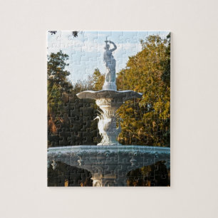 Savannah Georgia Forsyth Park Fountain Jigsaw Puzzle