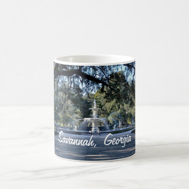 Savannah Georgia Fountain Coffee Mug (Center)