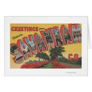 Savannah, Georgia (Historic) - Large Letter