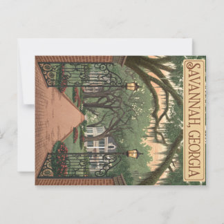 Savannah, Georgia Postcard