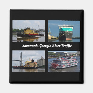 Savannah, Georgia shipping lane Magnet