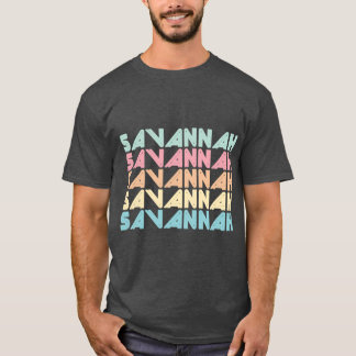 Savannah Georgia Souvenirs GA Gift Vintage Repeat T-Shirt