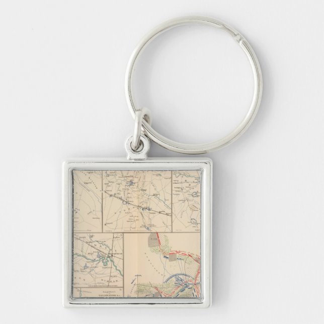 Savannah Goldsborough campaign maps Keychain (Front)