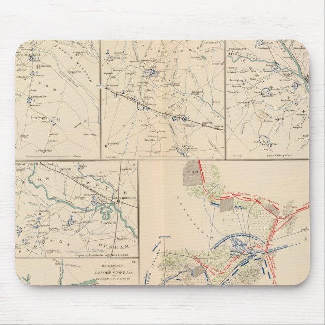 Savannah Goldsborough campaign maps Mouse Pad (Front)