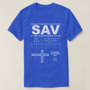 Savannah / Hilton Head Int'l Airport T-Shirt SAV