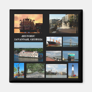 Savannah historique, aimant Géorgie