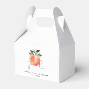 SAVANNAH Little Peach Baby Shower Favor Box
