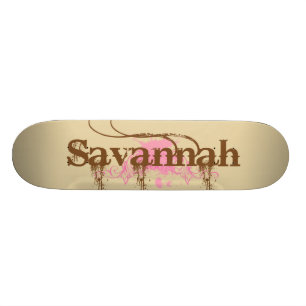 Savannah Personalized Skateboard