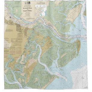 Savannah River and Wassaw Sound - Nautical Chart