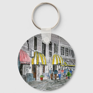 savannah river street 2 large keychain