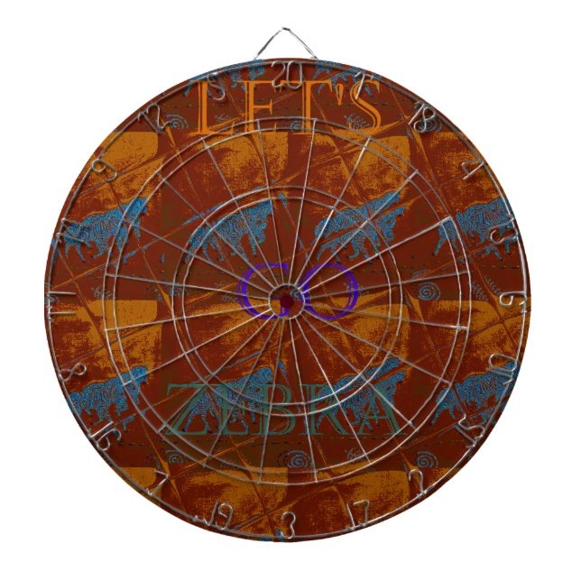 Savannah  Safari  Lets Go Zebra  Hakuna Matata mot Dartboard (Front)