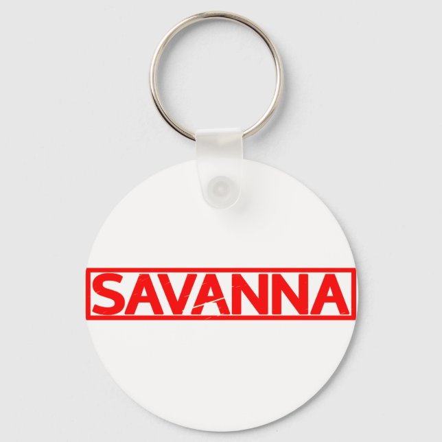 Savannah Stamp Keychain (Front)