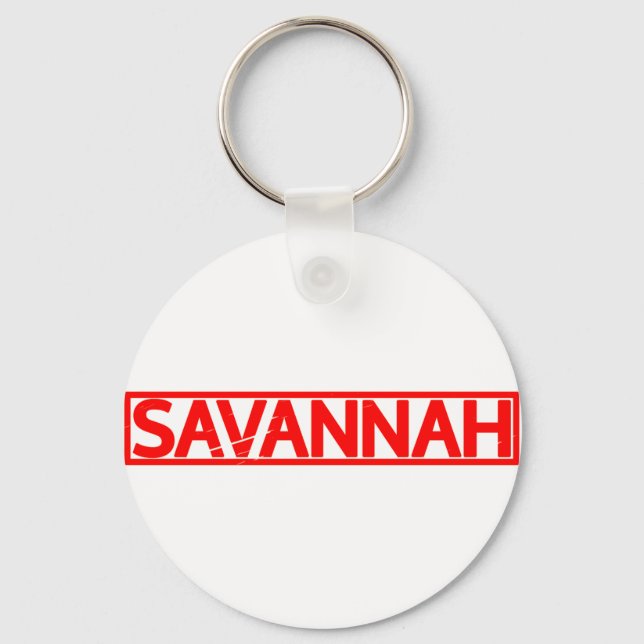 Savannah Stamp Keychain (Front)