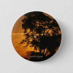 Savannah Sunset 2 Inch Round Button