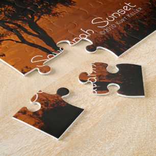 Savannah Sunset Jigsaw Puzzle