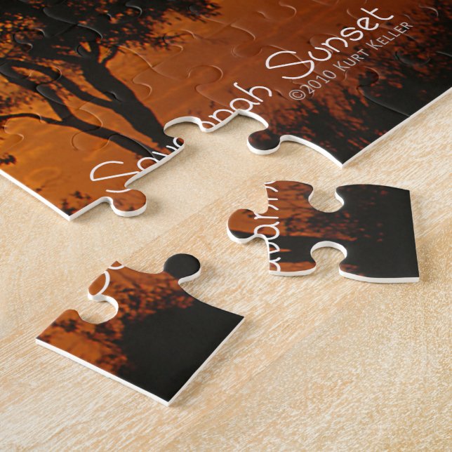 Savannah Sunset Jigsaw Puzzle (Side)