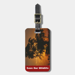 Savannah Sunset Luggage Tag