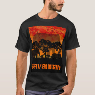 savannah t shirt for men african theme