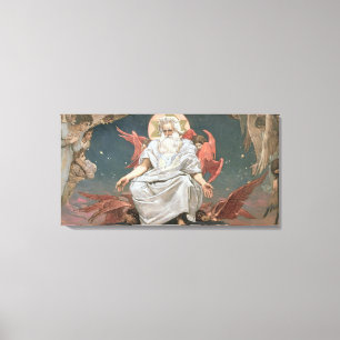 Savaoph, God the Father, 1885-96 Canvas Print