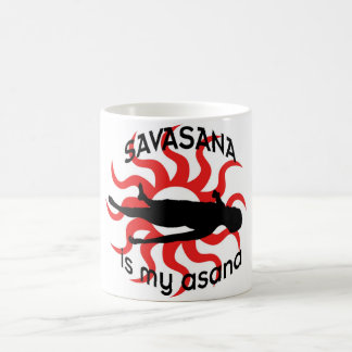 savasana coffee mug