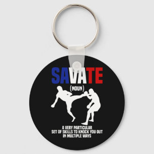 Savate Gear Self Defense Training Martial Arts Sav Keychain