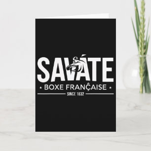 Savate Instructor French Martial Arts Kickboxing _ Card