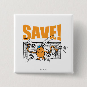 Save! 2 Inch Square Button