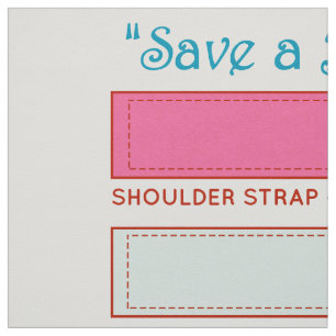 Save a Bag~Save Our Planet~Cut&Sew Bubblegum Pink Fabric