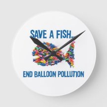 SAVE A FISH END BALLOON POLLUTION