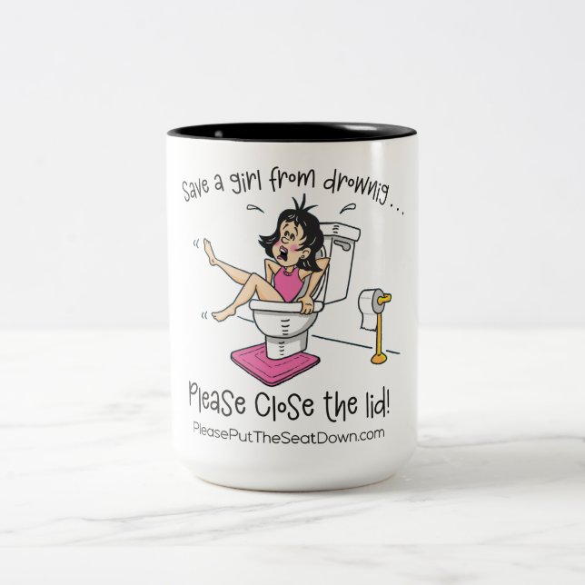 Save A Girl From Drowning Mug (Centre)
