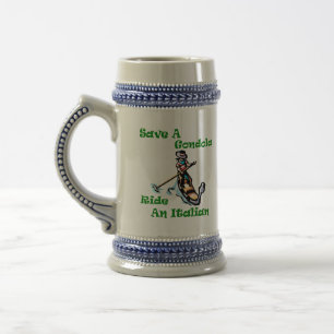 Save a Gondola Ride an Italian Beer Stein