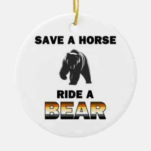 Save A Horse Ceramic Ornament