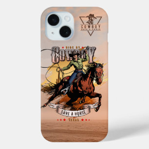 Save A Horse; Ride A Cowboy iPhone 15 Case